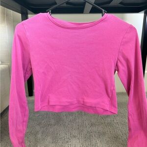 Zara Pink Crop T-Shirt